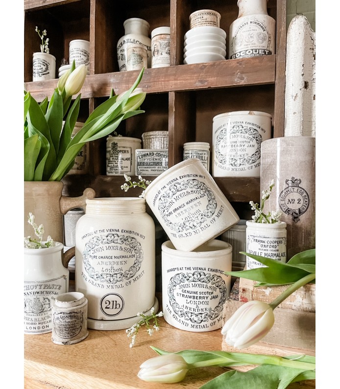 CUSTOM ORDER for DB - Reserved - Rare Advertising Pots